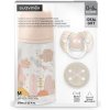 Suavinex Sada fľaša 270 ml + cumlík fyziologický 0 – 6m + klips Dreams ružová Suavinex Sada fľaša 270 ml + cumlík fyziologický 0 – 6m + klips Dreams ružová