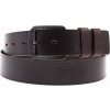 Black Hand pánsky kožený opasok 101-93 tmavo hnedý