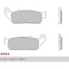Predné brzdové doštičky / obloženie Brembo Kawasaki 300 J 2014 - směs XS Predné brzdové doštičky / obloženie Brembo Kawasaki 300 J 2014 - směs XS
