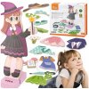 Viga Toys VIGA Drevené magnetické puzzle Vzdelávacie obliekanie Viga Toys VIGA Drevené magnetické puzzle Vzdelávacie obliekanie