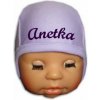 abenys kojenecká čiapka BABY - s menom fialoví Veľkosť: 56 abenys kojenecká čiapka BABY - s menom fialoví Veľkosť: 56