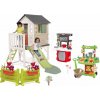 Set domček na pilieroch s kuchynkou a stánkom pri záhradke House On Stilts Life Smoby rozšíriteľný s 1,5 m šmykľavkou s vodotryskom Set domček na pilieroch s kuchynkou a stánkom pri záhradke House On Stilts Life Smoby rozšíriteľný s 1,5 m šmykľavkou s vodotryskom