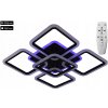 LED stropné svietidlo RGB moderné štvorcové čierne + diaľkový ovládač LED stropné svietidlo RGB moderné štvorcové čierne + diaľkový ovládač