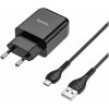 HOCO N2 MICRO USB 2,1A + kábel MICRO USB čierna (Sieťová nabíjačka s koncovkou MICRO USB) HOCO N2 MICRO USB 2,1A + kábel MICRO USB čierna (Sieťová nabíjačka s koncovkou MICRO USB)