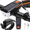 Predné solárne svetlo na bicykel s klaksónom LY-17 (LED svetlo na bicykel s klaksónom, USB nabíjaním a solárnym panelom – bezpečná jazda a vysoká viditeľnosť) Predné solárne svetlo na bicykel s klaksónom LY-17 (LED svetlo na bicykel s klaksónom, USB nabíjaním a solárnym panelom – bezpečná jazda a vysoká viditeľnosť)