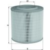 Vzduchový filter MAHLE LX 3143