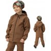 ESITO Detská softshellová bunda duo Brown - hnedá ESITO Detská softshellová bunda duo Brown - hnedá