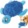 Šuštiaca, pískajúca plyšová hračka pre psov – Korytnačka, modrá Šuštiaca, pískajúca plyšová hračka pre psov – Korytnačka, modrá