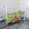 Sablio Mikroplyšové detské obliečky do postieľky Dinosaury v tráve - 100x135 / 40x60 Sablio Mikroplyšové detské obliečky do postieľky Dinosaury v tráve - 100x135 / 40x60