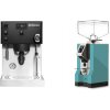 Rancilio Silvia PRO X, black + Eureka Mignon Specialita, CR tiffany blue Rancilio Silvia PRO X, black + Eureka Mignon Specialita, CR tiffany blue
