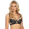 Dámska podprsenka Torfi push up black - ROZA černá 75/A Dámska podprsenka Torfi push up black - ROZA černá 75/A