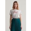 Gant REG SCRIPT T SHIRT biela