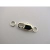 Karabinka 5x15 mm strieborná 2 páry(SK0166) Karabinka 5x15 mm strieborná 2 páry(SK0166)