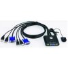 Aten 2-port KVM USB mini, 1m kabely, DO (CS-22U) Aten 2-port KVM USB mini, 1m kabely, DO (CS-22U)