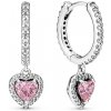 PANDORA náušnice Trblietavé srdce PANDORA náušnice Trblietavé srdce
