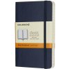 Moleskine Zápisník mäkké dosky A6 linajkový modrý Moleskine Zápisník mäkké dosky A6 linajkový modrý