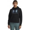 Dámska mikina cez hlavu Under Armour RIVAL FLEECE SHIMMER HOODIE W čierna 6003710-007 - M Dámska mikina cez hlavu Under Armour RIVAL FLEECE SHIMMER HOODIE W čierna 6003710-007 - M