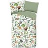 Zelené bavlnené detské obliečky do postieľky 100x135 cm Samba – Good Morning Zelené bavlnené detské obliečky do postieľky 100x135 cm Samba – Good Morning