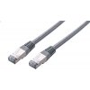 Kábel C-TECH patchcord Cat5e, FTP, sivý, 10m CB-PP5F-10 Kábel C-TECH patchcord Cat5e, FTP, sivý, 10m CB-PP5F-10
