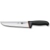 Victorinox Fibrox Dual Grip 5.5203.20D Mäsiarsky nôž 20 cm - rovný, čierna/červená