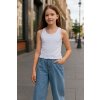 Dievčenský crop top Bembi – štýlový letný kúsok Farba: Biela, Veľkosť: 122 Dievčenský crop top Bembi – štýlový letný kúsok Farba: Biela, Veľkosť: 122