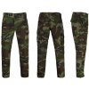Nohavice Mil-Tec Teesar BDU Slim Woodland