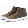 Ombre Men's cotton canvas high-top sneakers shoes - olive hnedá 42 Ombre 5902228975977 Ombre Men's cotton canvas high-top sneakers shoes - olive hnedá 42 Ombre 5902228975977