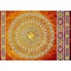 Fototapeta - FT6060 - Zlatá mandala - oranžový podklad Vliesová fototap. - 368cm x 254cm Fototapeta - FT6060 - Zlatá mandala - oranžový podklad Vliesová fototap. - 368cm x 254cm