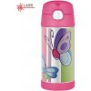 Thermos FUNtainer Detská termoska so slamkou 0,355l Motýľ Thermos FUNtainer Detská termoska so slamkou 0,355l Motýľ