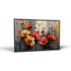 Kvety Farebná kvetinová kompozícia | Obraz Vintessia v ráme Rozmery obdĺžnik: 40x60, Rám: Čierny matný-alu Kvety Farebná kvetinová kompozícia | Obraz Vintessia v ráme Rozmery obdĺžnik: 40x60, Rám: Čierny matný-alu