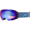 ALPINA GRANBY Q-LITE lyžiarske okuliare, čierna-dymovo modrá, modré sklo ALPINA GRANBY Q-LITE lyžiarske okuliare, čierna-dymovo modrá, modré sklo