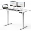 Výškovo nastaviteľný písací stôl Nojo Light 120 cm x 60 cm biely Výškovo nastaviteľný písací stôl Nojo Light 120 cm x 60 cm biely