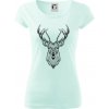 Jeleň kresba - Dámske tričko Pure - L ( Frost ) Jeleň kresba - Dámske tričko Pure - L ( Frost )