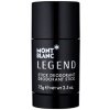 Montblanc Legend 75 g deostick bez obsahu hliníka pre mužov Montblanc Legend 75 g deostick bez obsahu hliníka pre mužov