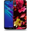 Picasee silikónový čierny obal pre Huawei Y6 2019 - Dark Peonny Picasee silikónový čierny obal pre Huawei Y6 2019 - Dark Peonny