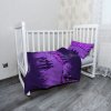 Sablio detské obliečky Fialová silueta 100 x 135 cm 40 x 60 cm