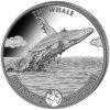 LEV Německo strieborná minca World's Wildlife The Whale 2020 1 oz LEV Německo strieborná minca World's Wildlife The Whale 2020 1 oz