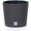 Prosperplast Kvetináč RATO ROUND s vkladom 20 cm umbra Prosperplast Kvetináč RATO ROUND s vkladom 20 cm umbra