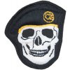 Nášivka Lebka s černým baretem Nášivka Lebka s černým baretem