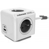 Cubenest Powercube Extended USB PD 20W, A+C, 4× zásuvka, 3m, biela/sivá, detská poistka, uzemnenie, dok, 10A/250V Cubenest Powercube Extended USB PD 20W, A+C, 4× zásuvka, 3m, biela/sivá, detská poistka, uzemnenie, dok, 10A/250V
