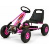 Detská šliapacia motokára Go-kart Milly Mally Thor ružová Detská šliapacia motokára Go-kart Milly Mally Thor ružová