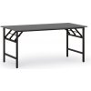 Konferenčný stôl FAST READY, 160x80 cm, čierna podnož, grafit Konferenčný stôl FAST READY, 160x80 cm, čierna podnož, grafit
