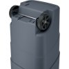 Prosperplast Wheeler Popolnica 95 l antracit čierne veko