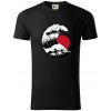 Japan culture - vlna - Tričko z organickej bavlny - XL ( Čierna ) Japan culture - vlna - Tričko z organickej bavlny - XL ( Čierna )