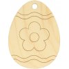 Natana veľkonočné vajíčko na kreslenie s kvetom 7x9cm Natana veľkonočné vajíčko na kreslenie s kvetom 7x9cm