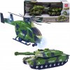 VOJENSKÁ SÚPRAVA: TANK, HELIKOPTÉRA, VOJENSKÉ VOZIDLO, VRTUĽNÍK - SVETLO A ZVUK VOJENSKÁ SÚPRAVA: TANK, HELIKOPTÉRA, VOJENSKÉ VOZIDLO, VRTUĽNÍK - SVETLO A ZVUK