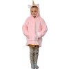 Textilomanie Detská mikinová deka s rukávmi a kapucňou HOODIE UNICORN ružová Textilomanie Detská mikinová deka s rukávmi a kapucňou HOODIE UNICORN ružová