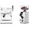 Ascaso Steel DUO PID PLUS, White&Wood + Eureka Mignon Specialita Smart, CR white Ascaso Steel DUO PID PLUS, White&Wood + Eureka Mignon Specialita Smart, CR white