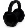 Kožušinové klapky na uši - čierna Kožušinové klapky na uši - čierna