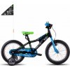 Ghost Powerkid 16 2025 Black-blue Veľkosť rámu: 9,5 Ghost Powerkid 16 2025 Black-blue Veľkosť rámu: 9,5